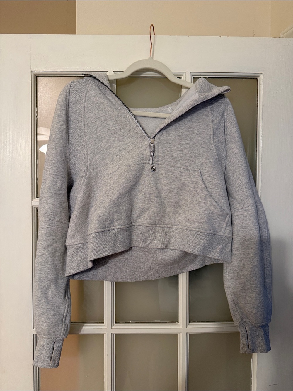 Lululemon Womens Scuba Half Zip  Heather Gray